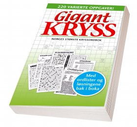 GIGANT KRYSSORD 3 (GRØNN)